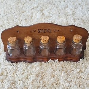 Unique Rustic Farmstyle spice rack